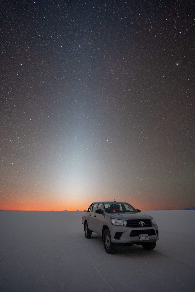 Bolivia Zodiacal Light Salar de Uyuni